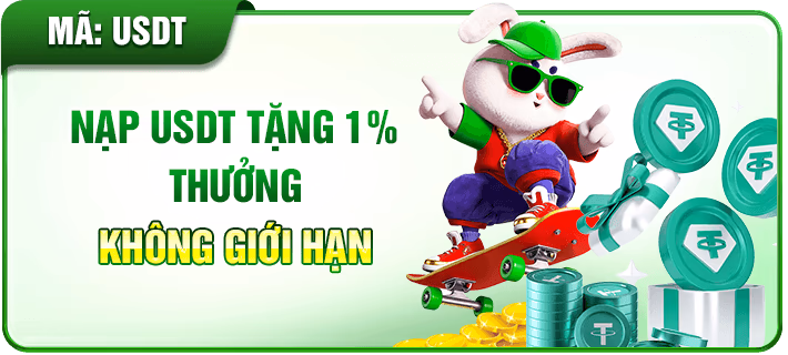 Nhà cái CM88 tặng 1% tiền nạp USDT
